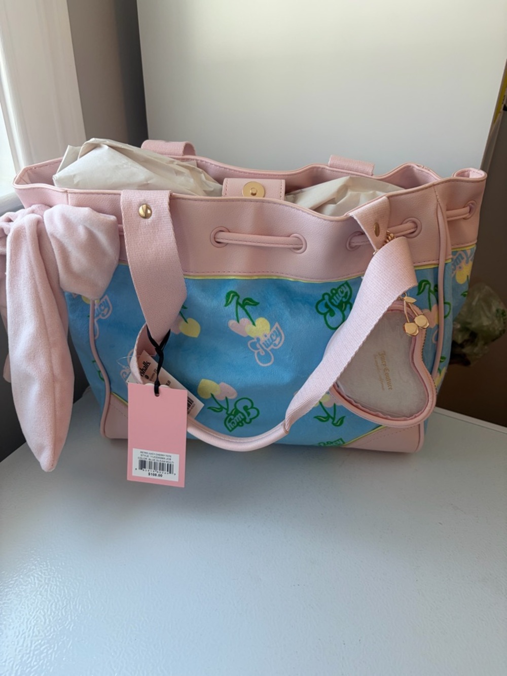 Juicy Couture Retro Juicy Cherry Gelato Daydreamer Purse